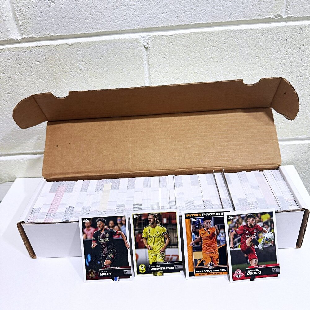 Topps 2023 Major League Soccer Cards x800 long box mint